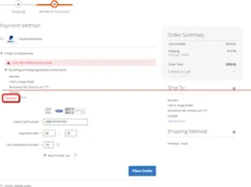 Checkout validation UI Improvements