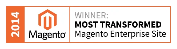 2014 winner, Most Transformed Magento Enterprise Site