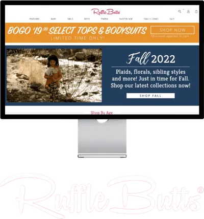 RuffleButts website preview
