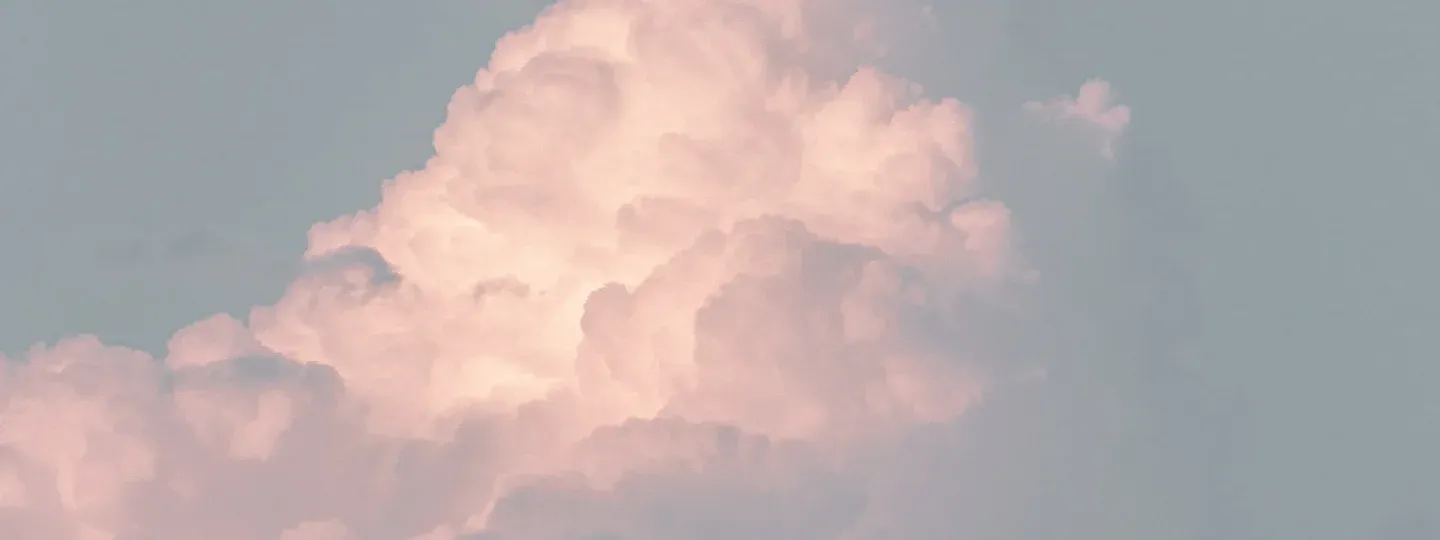 Clouds at sunset representing cloud migration
