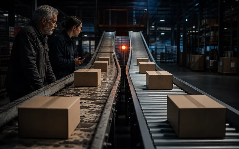 Commerce operations team testing upgraded and legacy fulfillment workflows in parallel