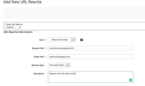 Magento URL rewrites