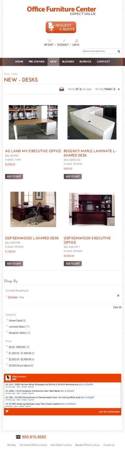 Tablet Category Page