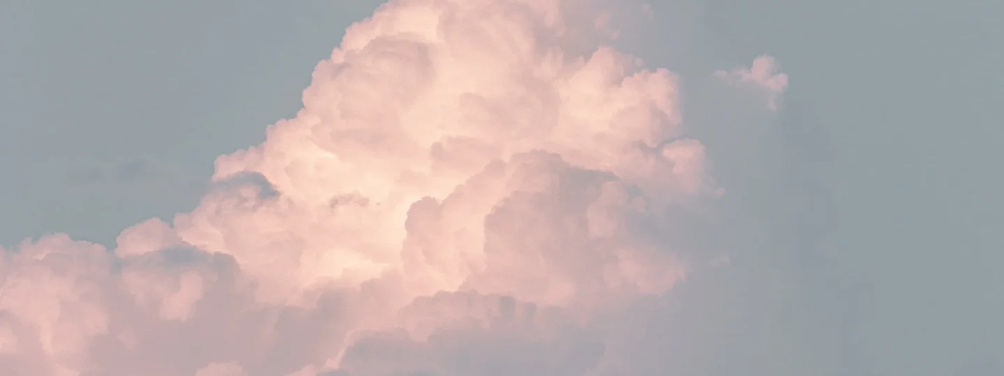 Clouds at sunset representing cloud migration