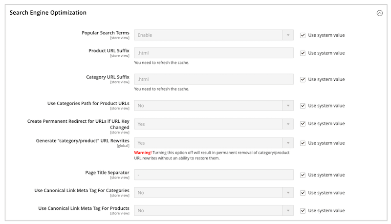 Basic M2 Magento SEO Implementation Tips