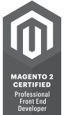 Magento 2 Certified Professional Frontend Developer badge